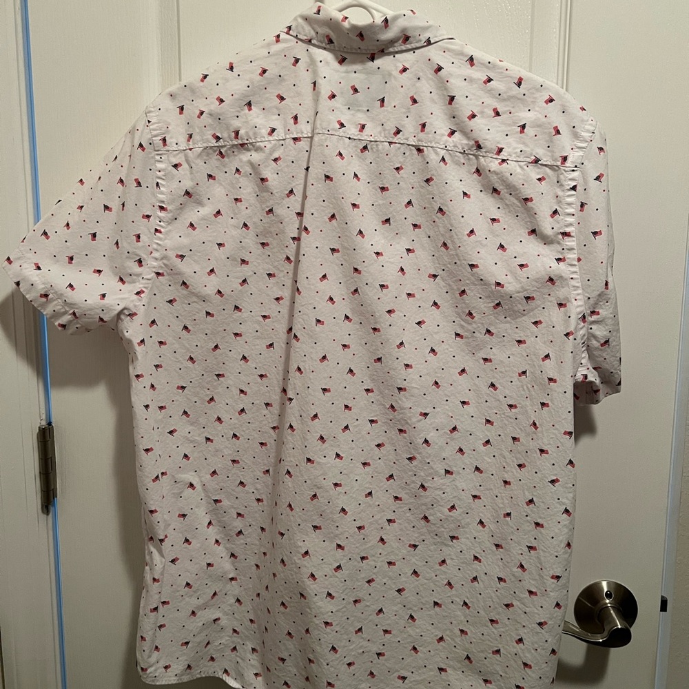 American Flag Button Down
